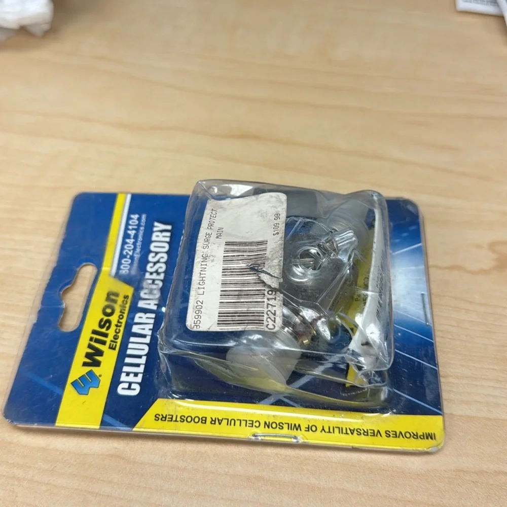 Cellular booster, lightning surge protector